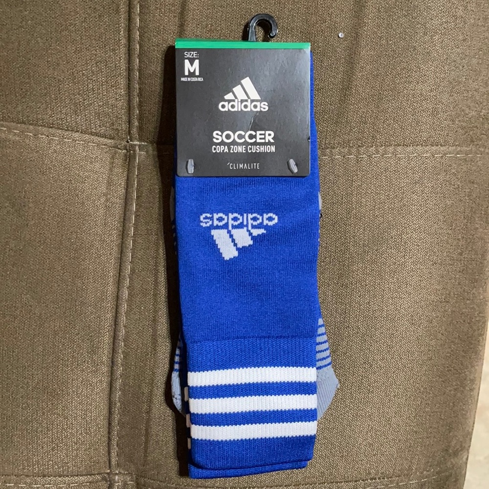 Adidas Youth Soccer Socks, Size M